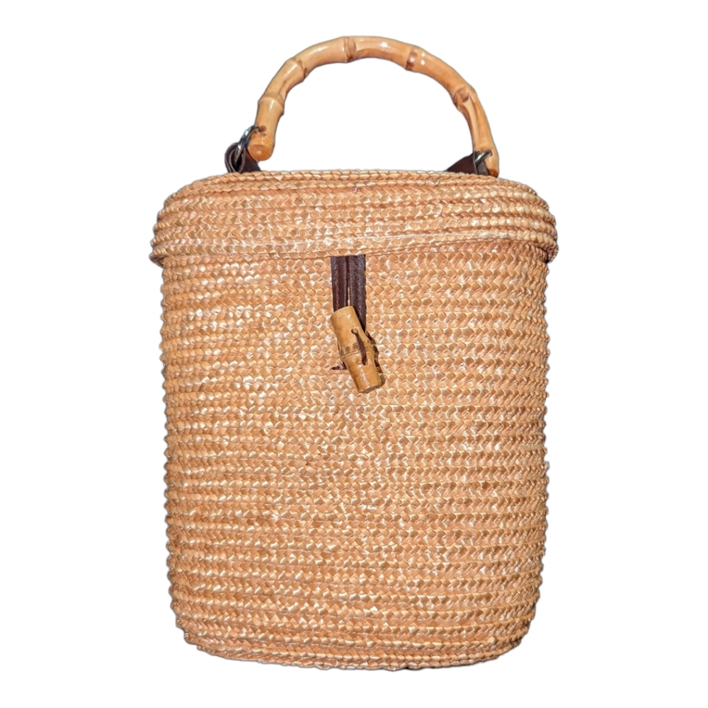 Straw Bucket Purse